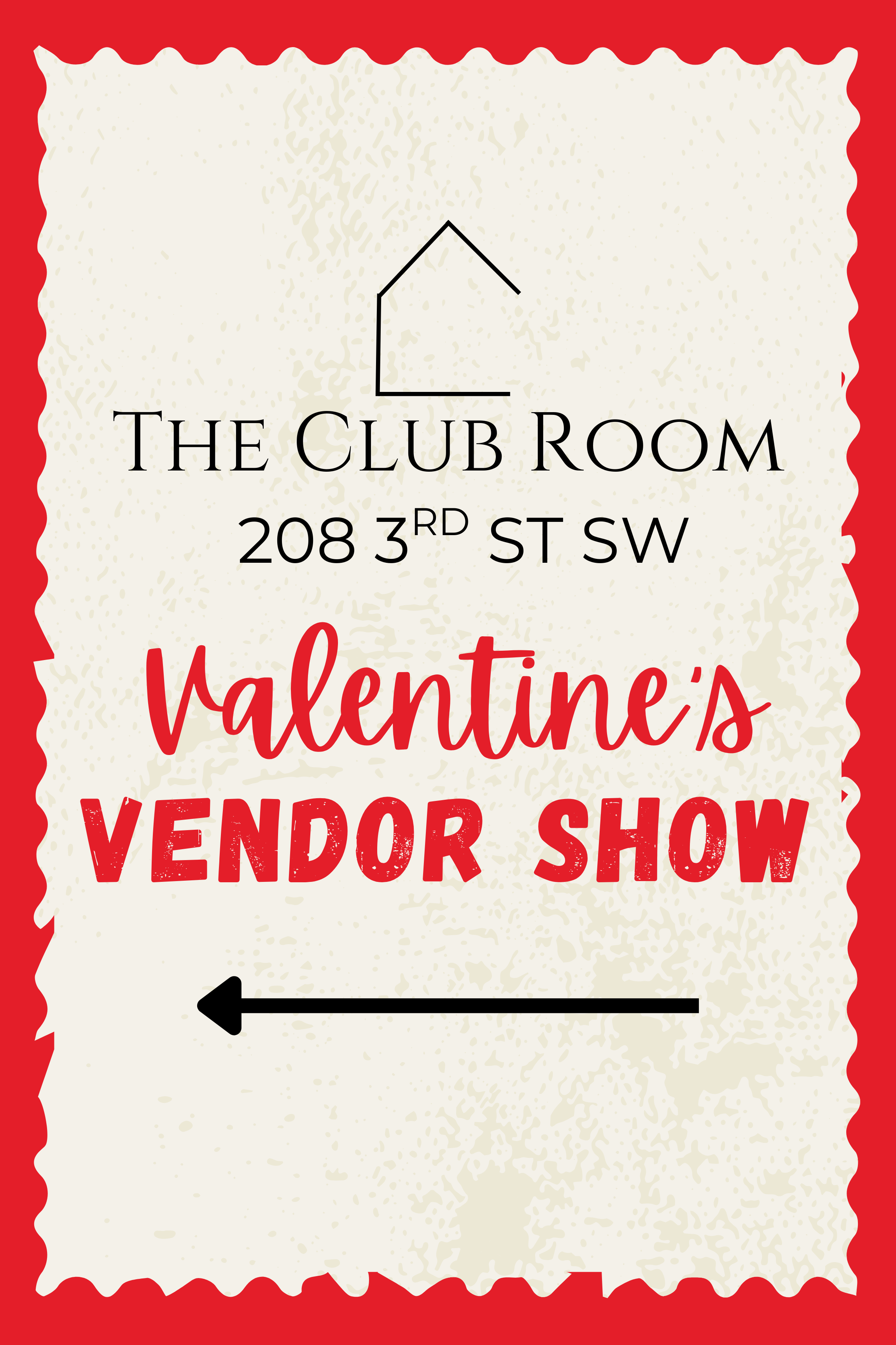 Valentines Show Sign