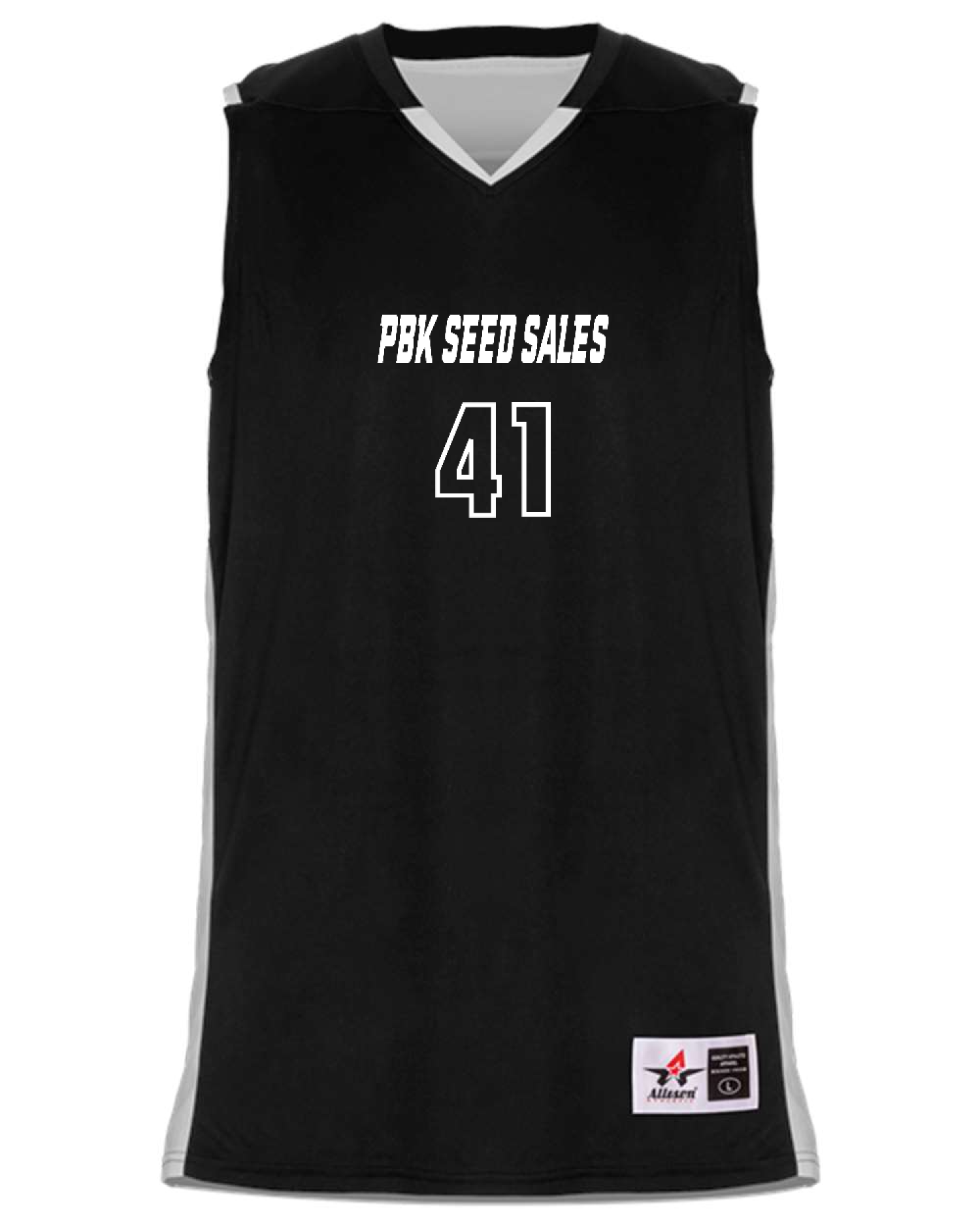 Augusta Sportswear 6927 Reversible Black and White Jersey