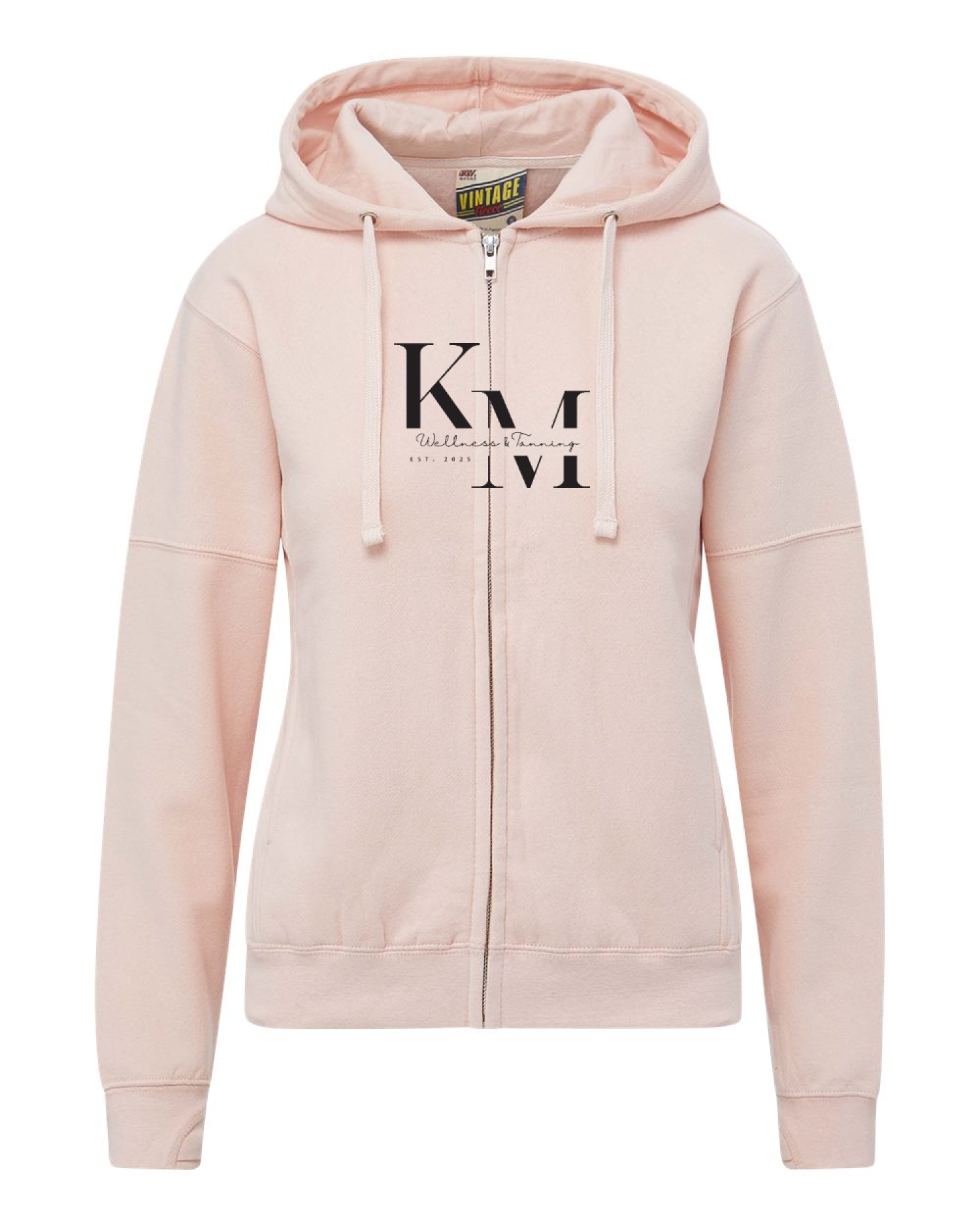 Women's Vintage Fleece Hooded Full-Zip Sweatshirt
