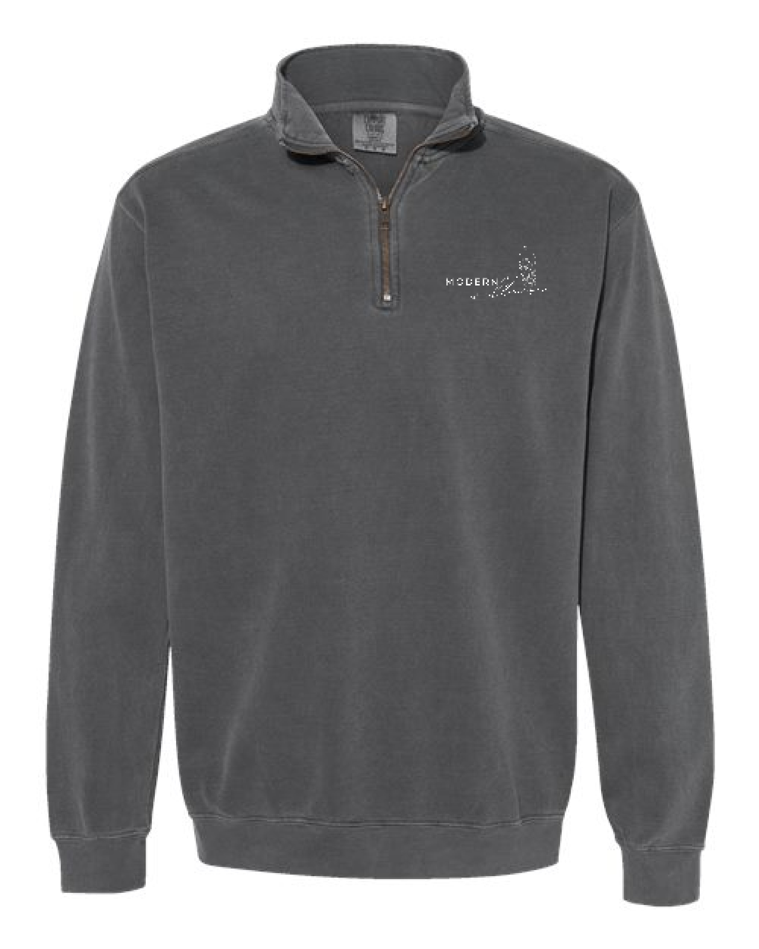 Unisex Garment-Dyed Quarter-Zip Sweatshirt