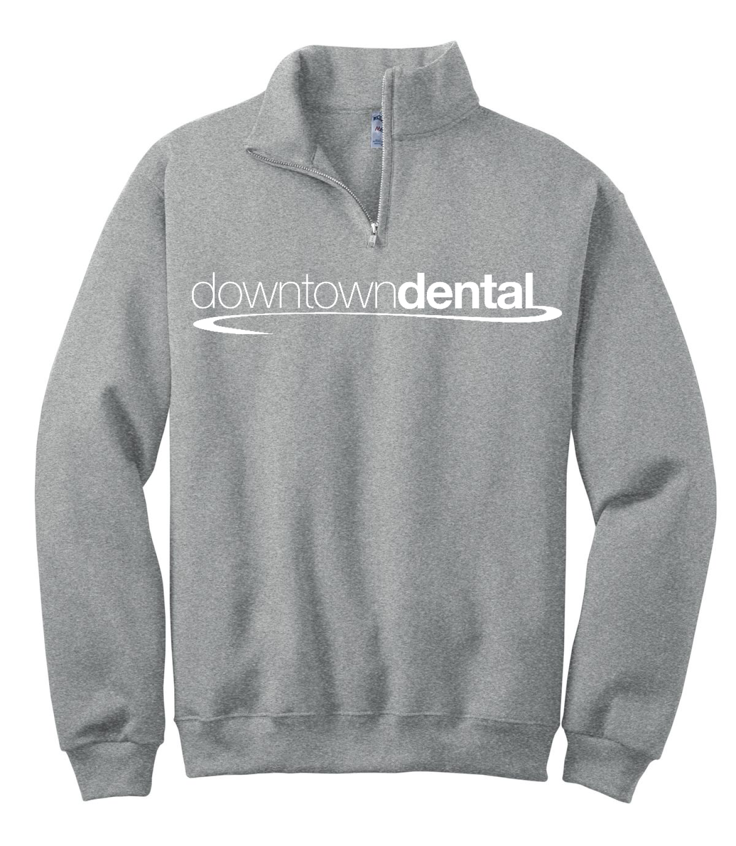 Downtown Dental Jerzees - NuBlend 1/4-Zip Cadet Collar Sweatshirt. 995M