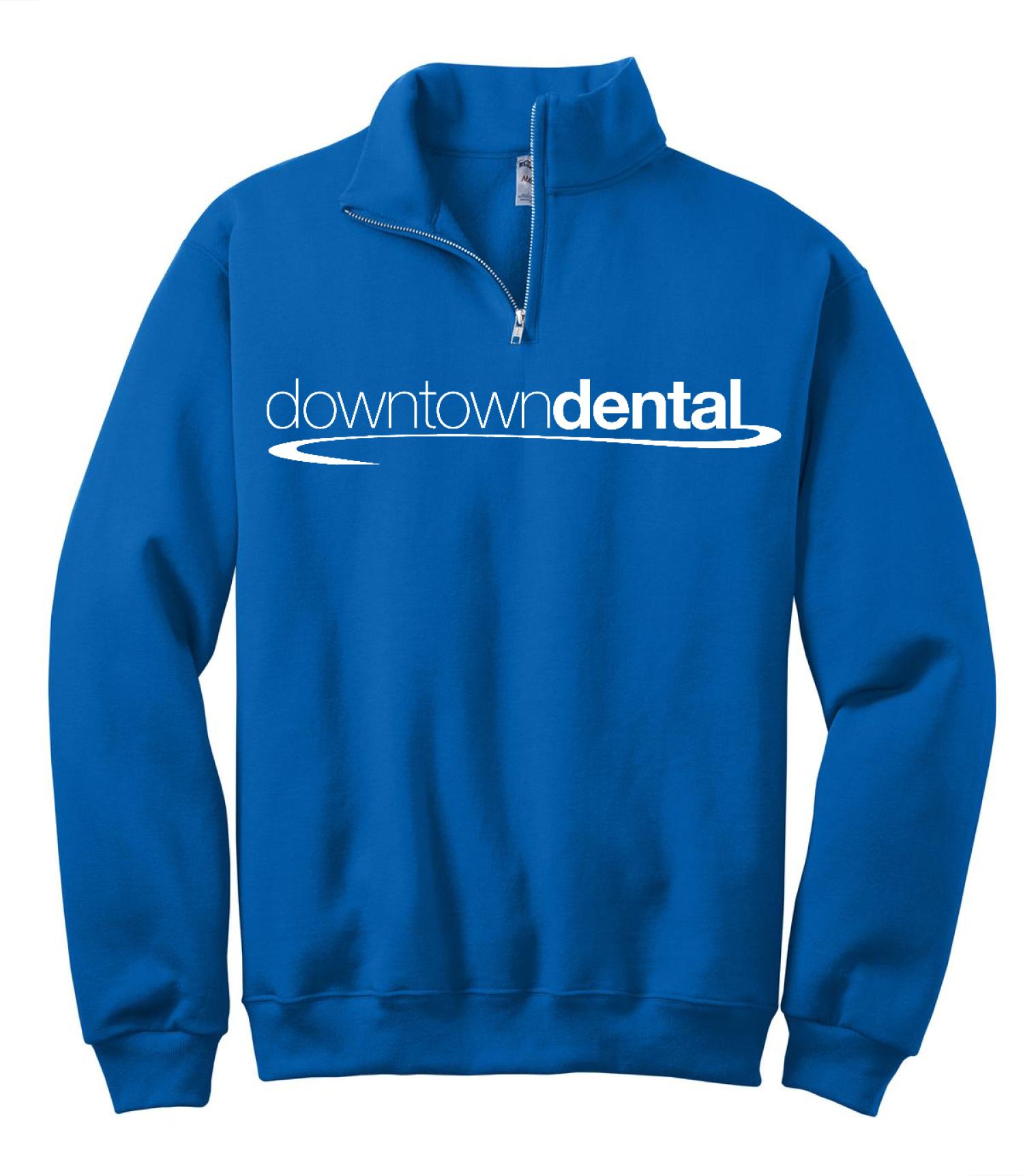 Downtown Dental Jerzees - NuBlend 1/4-Zip Cadet Collar Sweatshirt. 995M