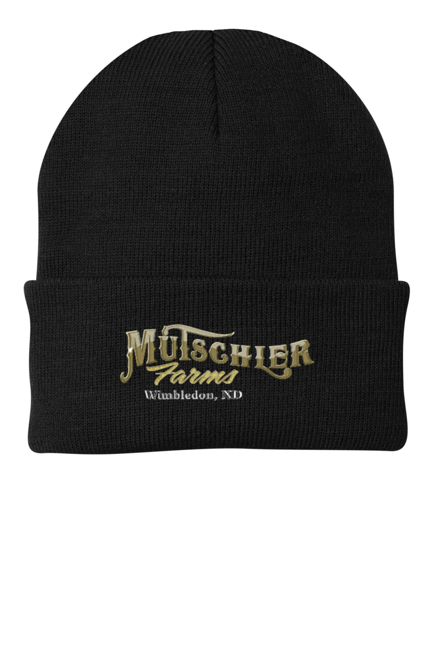 Port & Company Knit Cap. CP90 (LIGHT GREY THREAD)