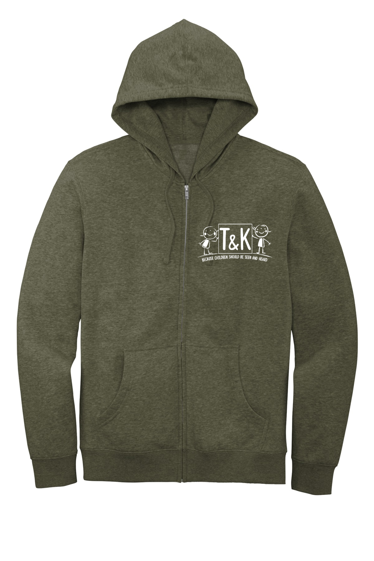 T&K District V.I.T. Fleece Full-Zip Hoodie DT6102
