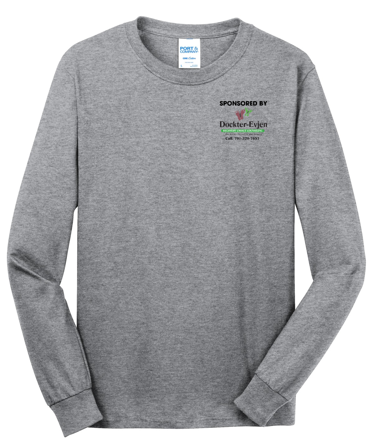 Port & Company - Long Sleeve Core Cotton Tee. PC54LS