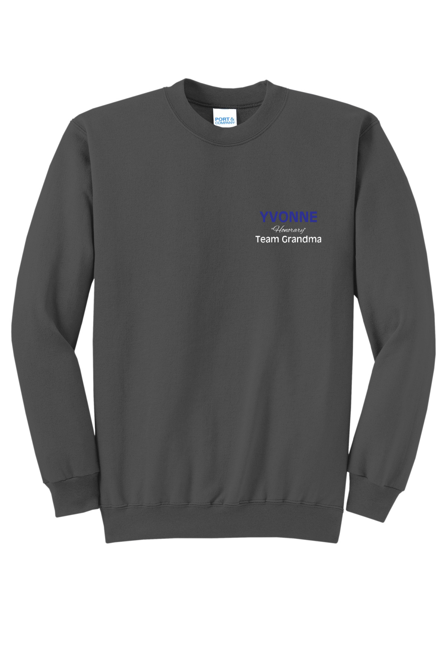 yvonne Port & Company - Core Fleece Crewneck Sweatshirt. PC78